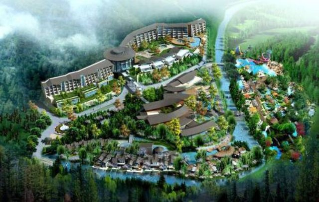 E . 四川成都花水灣酒店